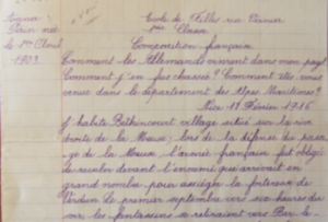 1914 : L???évacuation de BETHINCOURT
